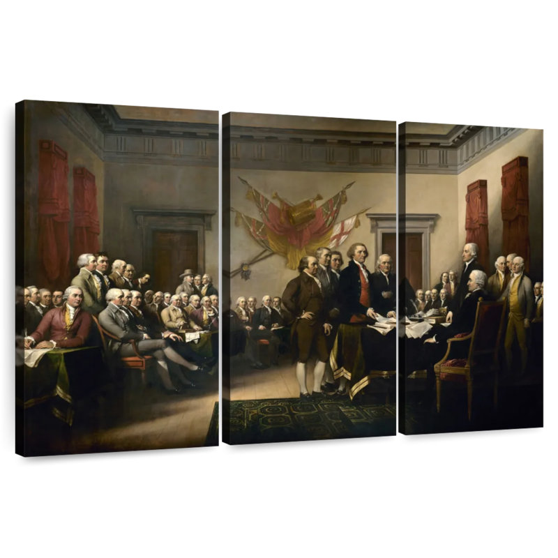 Lelar Declaration Of Independence, 24" H x 38" W