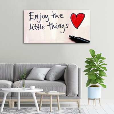 Little Things - No Frame Print on Canvas