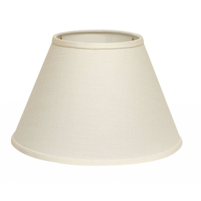 White Linen Empire Lamp Shade