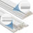 Pre-Cut 3-Frame Wainscoting Kit – Layered Wall Trim Panels, Paintable PS for DIY Full Wall Accent in Living Room, Bedroom, and Dining Room