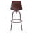 Clean Cut Swivel Counter Stool with Metal Frame-69342292-69342288