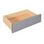 Lit de jour simple avec dossier en forme de nuage, lit gigogne 2 tiroirs et ports USB, gris-1629157177