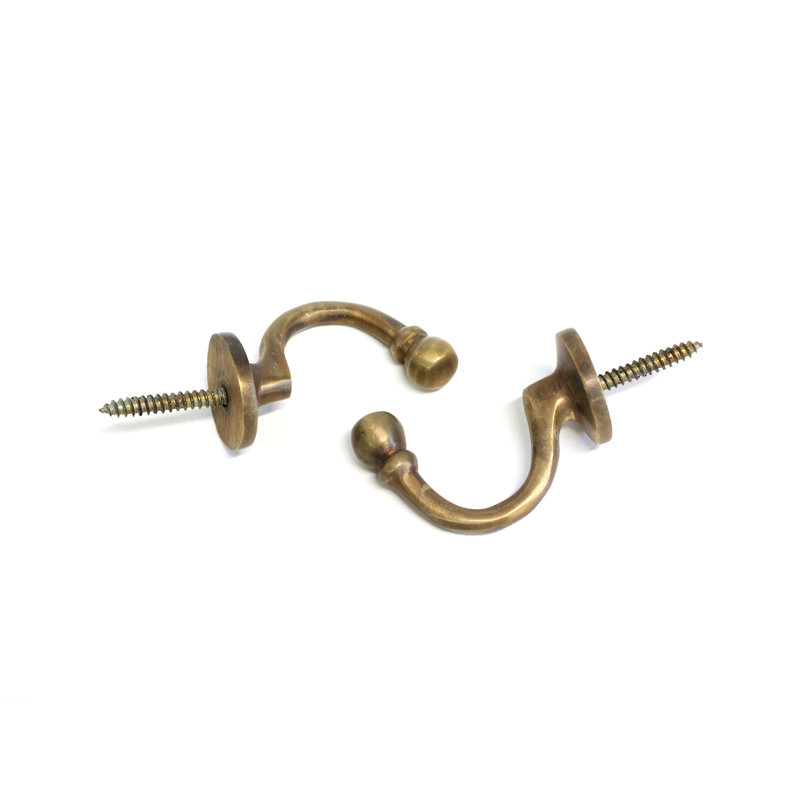 Brass Wall Wall Hook, Antique Brass