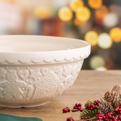 Gingerbread Lane S18 Cream Mixing Bowl