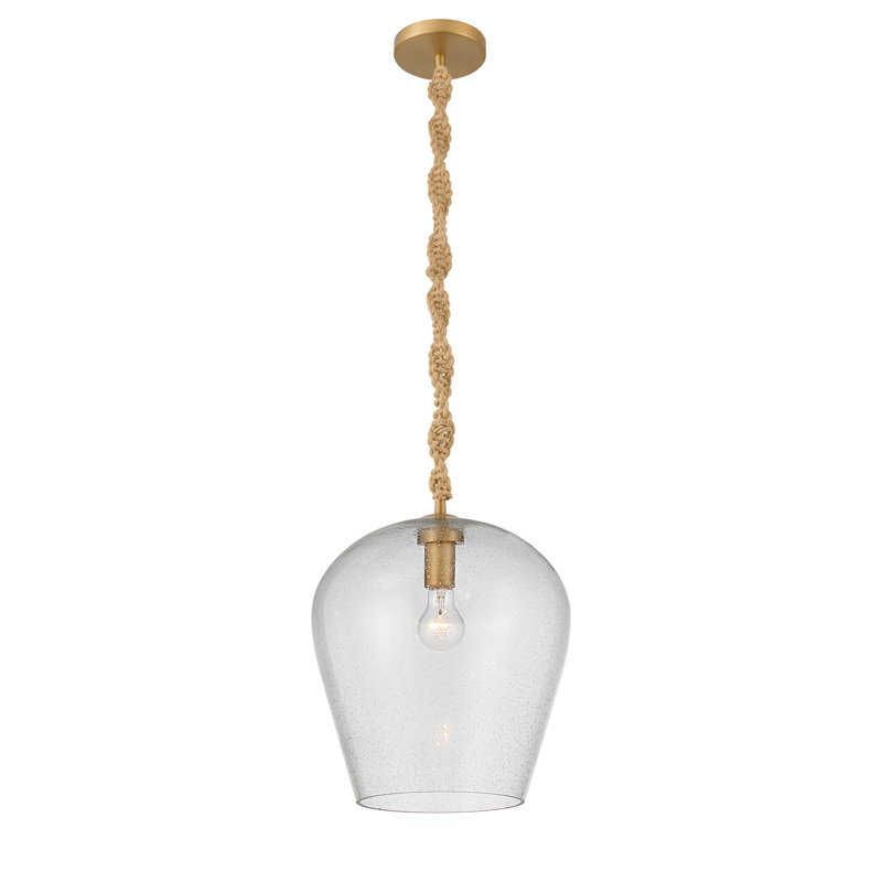 Luminaire suspendu 1 lumière Elyric 12,75 "