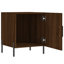 Abeda 40cm W Iron Bedside Table-944841232