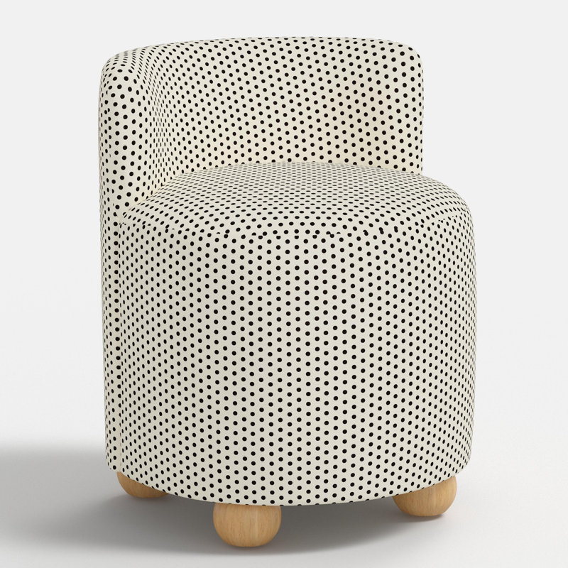 Fauteuil de coiffeuse, Pois crème