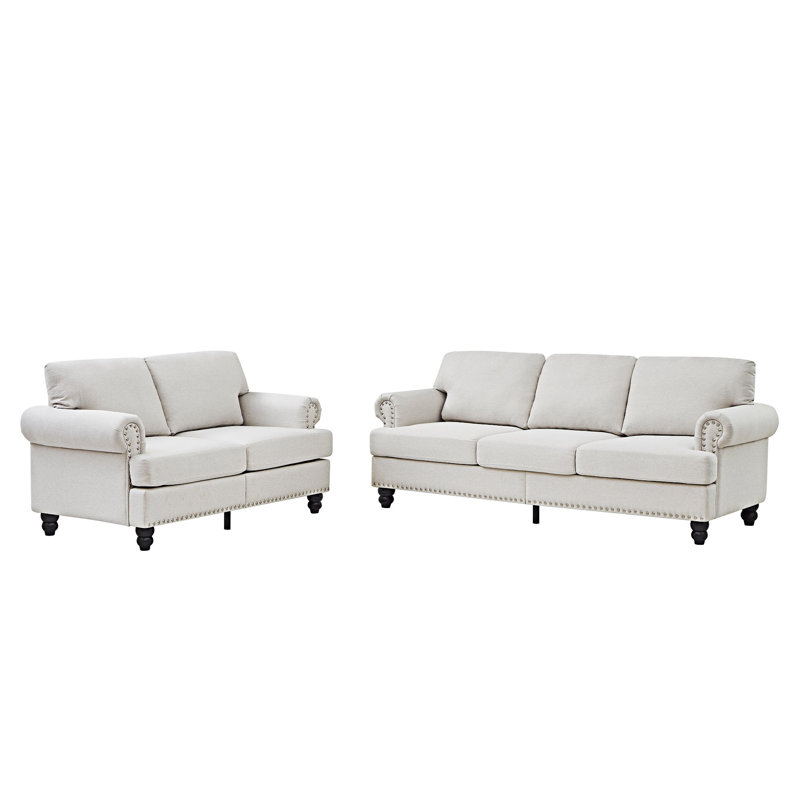 Ensemble de canapé rembourré, Beige