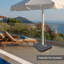Base de parasol autoportante en plastique