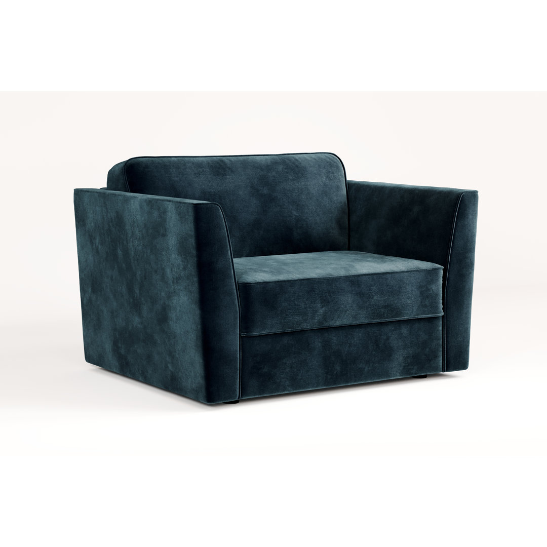 2-Sitzer Schlafsofa Elegance aus Samt