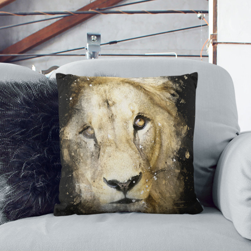 Square Throw Cushion, 40cm H x 40cm W x 15cm D