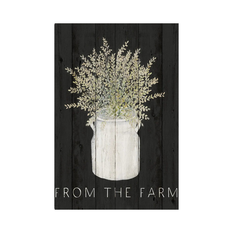 «From the Farm» par Janice Gaynor, reproduction d'art sur toile tendue, H 18 po x l 12 po x 1,5 po