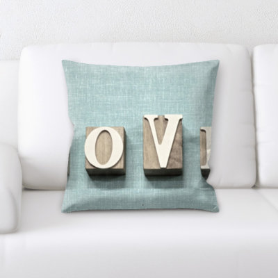 Housse et insert de coussin carré Blough Love