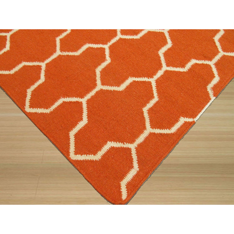 Flatweave Wool Area Rug