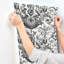 Avian Fountain Toile Wallpaper Roll-316777125