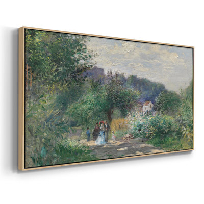 A Road in Louveciennes- Toile tendue avec châssis tendue, prête à être accrochée
