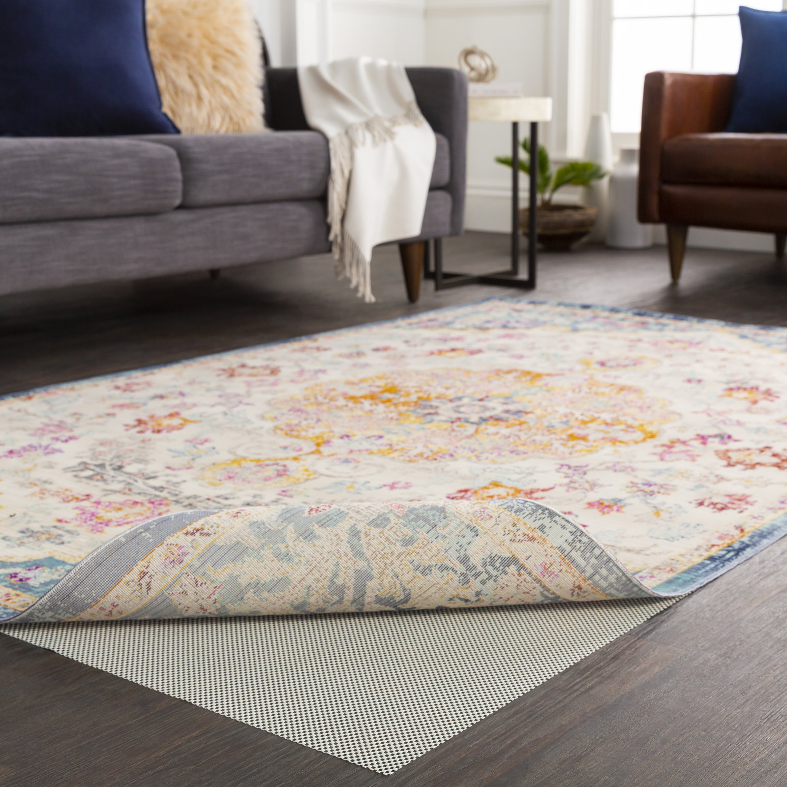 0.11" All-Weather Rug Pad, Rectangle 6' x 9'