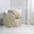  18" Hourglass Handwoven Hyacinth Storage Accent Table with Lid-777535165