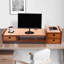 Support pour bureau avec tiroir de rangement en bambou Narx