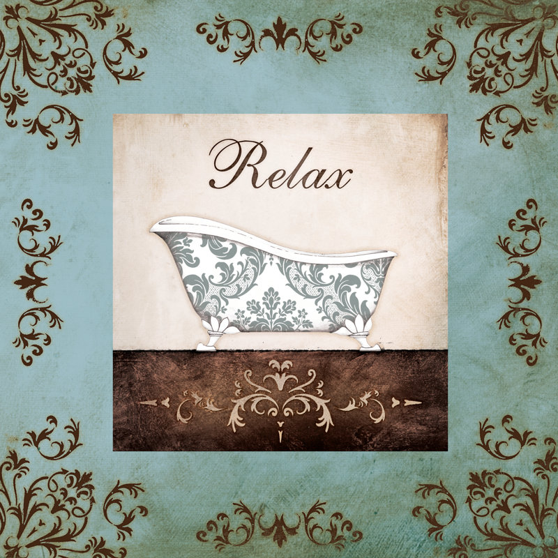 Bath Tub II - Wrapped Canvas Painting, 30cm H x 30cm W x 3.8cm D
