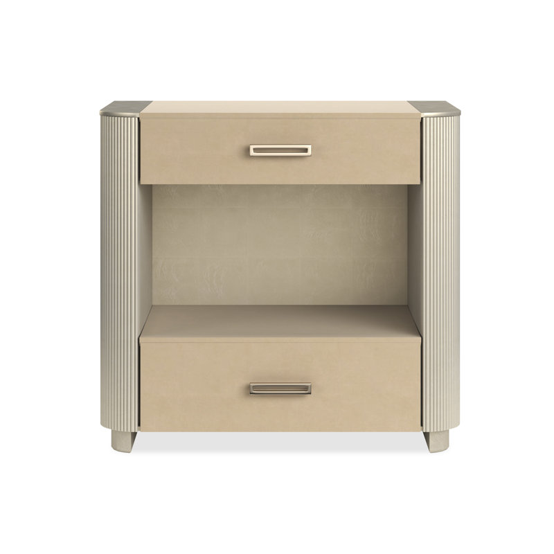 Table de chevet 30 po Love, Beige