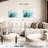 Avery Turquoise Dynamic Abstract-107489848