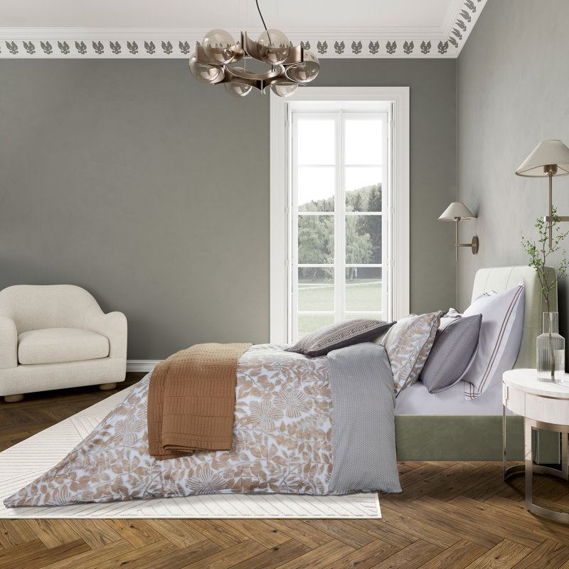 Zenda Cotton Duvet Cover Set, Double Duvet Cover + 2 Pillowcases