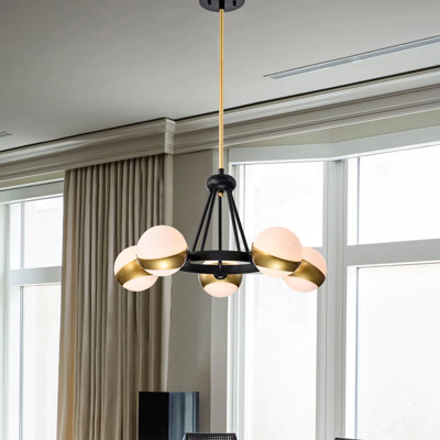 4 - Light Dimmable Candle Chandelier