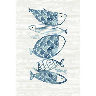 Poisson bleu Driftwood I