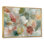 «Soft Leaves In Hazy Watercolor - Plants», reproduction d'art encadrée sur toile botanique blanche