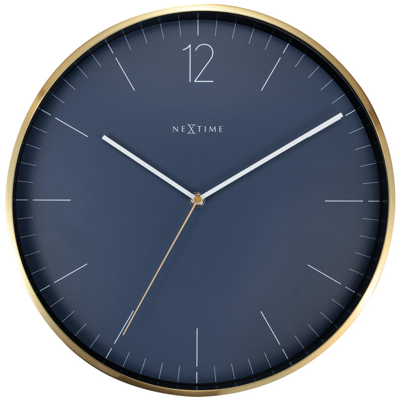 Essential Gold 13.4-Inch Wall Clock