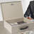 Fireproof Document Box with Key Lock & Fireproof Money Bag, Fire Resistance Security Chest, Fireproof Box for Documents (White, Large)