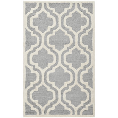 Cannen Hand Tufted Wool Geometric Rug