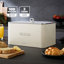 GEEPAS RetroVive Bread Bin 13L | Carbon Steel Container with Removable Lid & Easy-to-Lift Lid Handle | Easy Clean Design Preserves Loaves Fresh Longer | Shields from Dust Mites | Storage Box-116740369