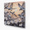 Art mural oiseau gris