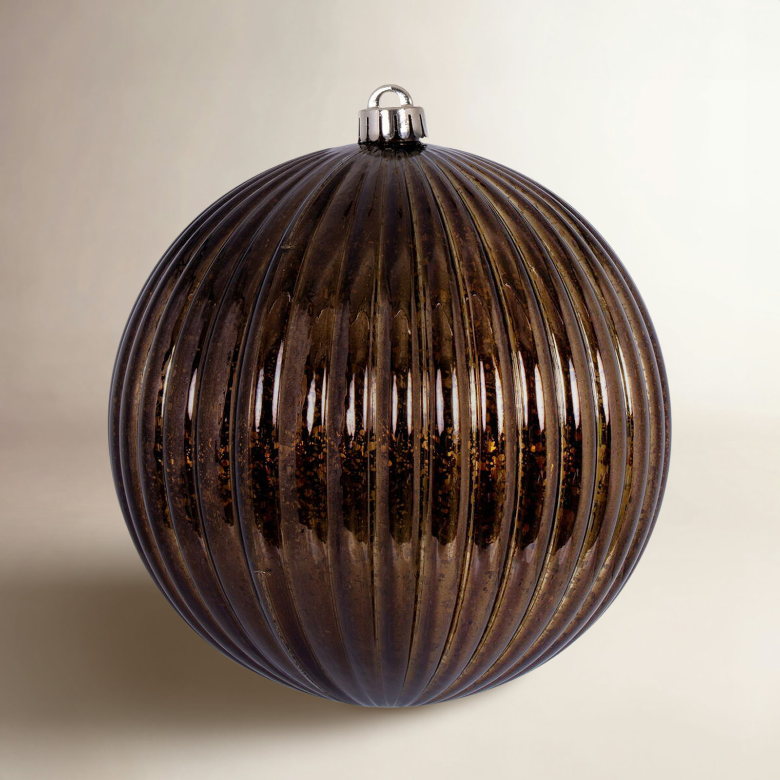 6'' Solid Ball Ornament, Chocolate