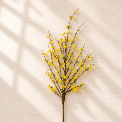 Branche florale Forsythia (ensemble de 4)