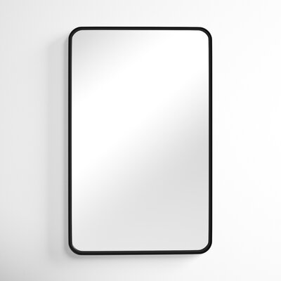 Adrienne Metal Flat Wall Mirror & Reviews | Joss & Main