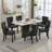 PU Leather Dining Chairs with Pull Ring-443848400