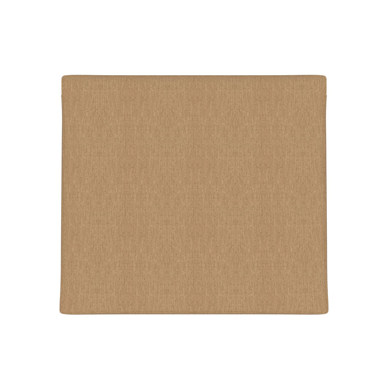 Coussin de chaise de salle à manger d'extérieur Ashtabula Sunbrella®, Toile Sunbrella® beige chiné, L 20 po x P 18 po