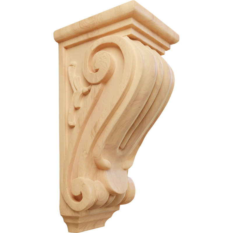 Corbeau classique (paquet de 4), Chêne rouge, 4,5 po X P 5 po X P 10 po H