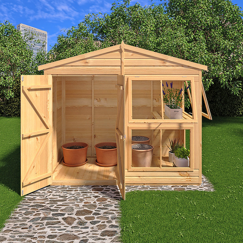 Shire Sun Hut Potting Shed 8 Ft X 4 Ft