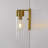 1 - Light Simple Glass Cylinder Bathroom Sconce