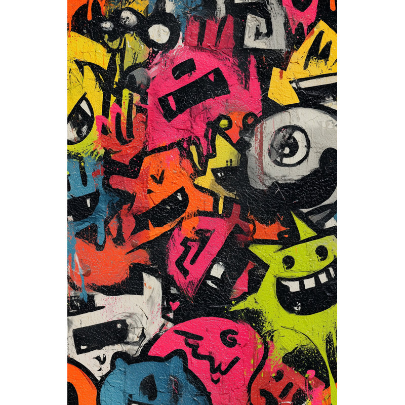 Papier peint graffiti urbain