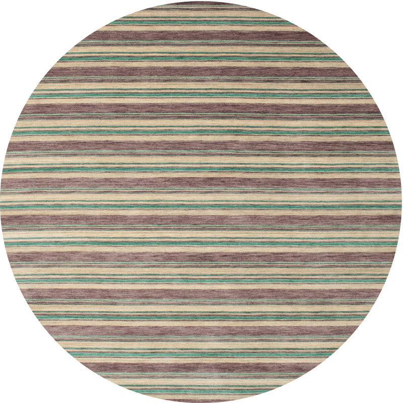 Tapis gris zone contemporaine, Rond 3 pi