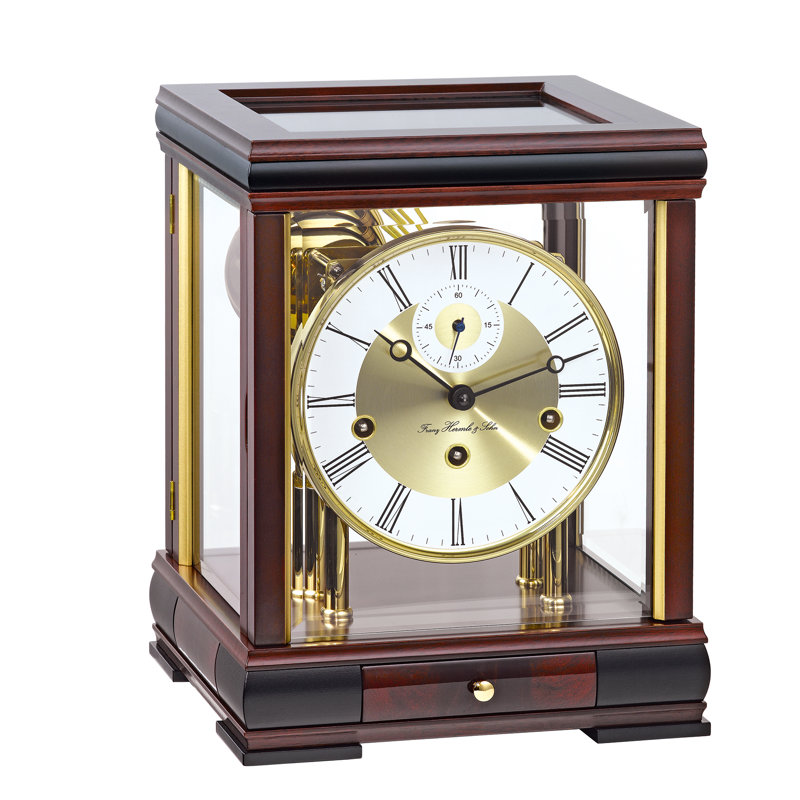 Bergamo Mechanical Clock, Brown