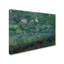 « the waterlily étang green harmonie » par claude monet, reproduction d’art sur toile tendue-381521351