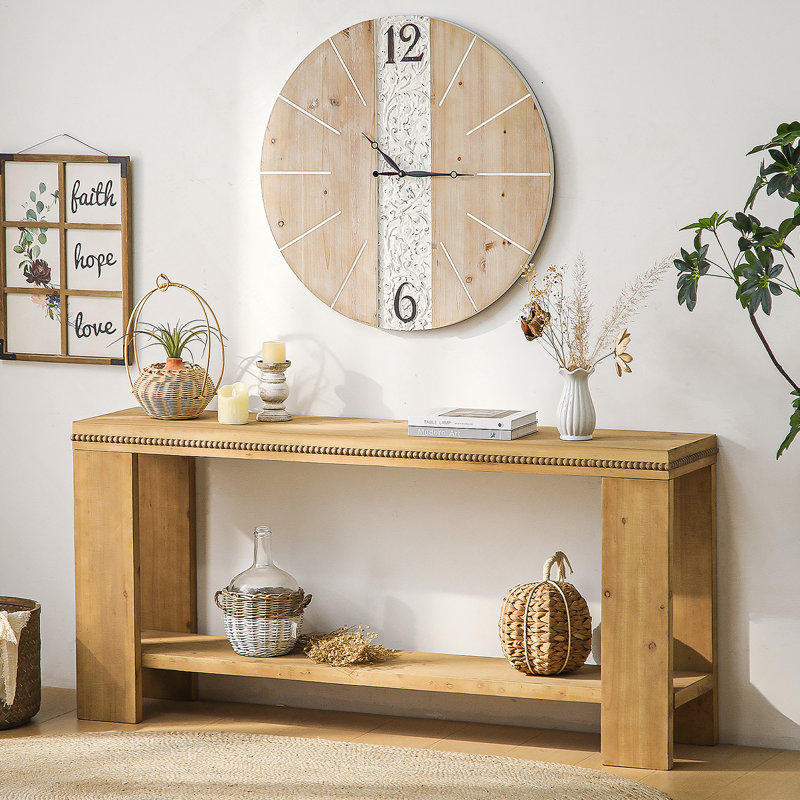 Console 63 "avec tablette de rangement Boho