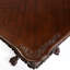 Table de salle à manger Mina, plateau rectangulaire extensible de 71 à 89 pouces, brun cerise
