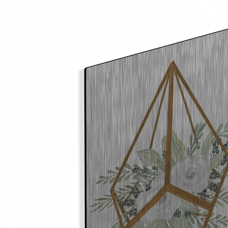 «Gold Geometric Diamond» par Cindy Jacobs, H 16 po x l 12 po